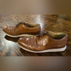 Cole Haan Tan Leather Men's Oxfords